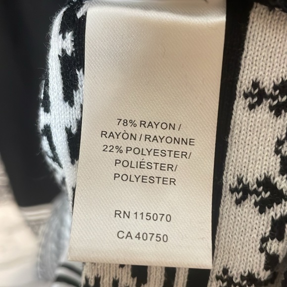 Nina Leonard border scoopneck dress size L NWT - Picture 9 of 9